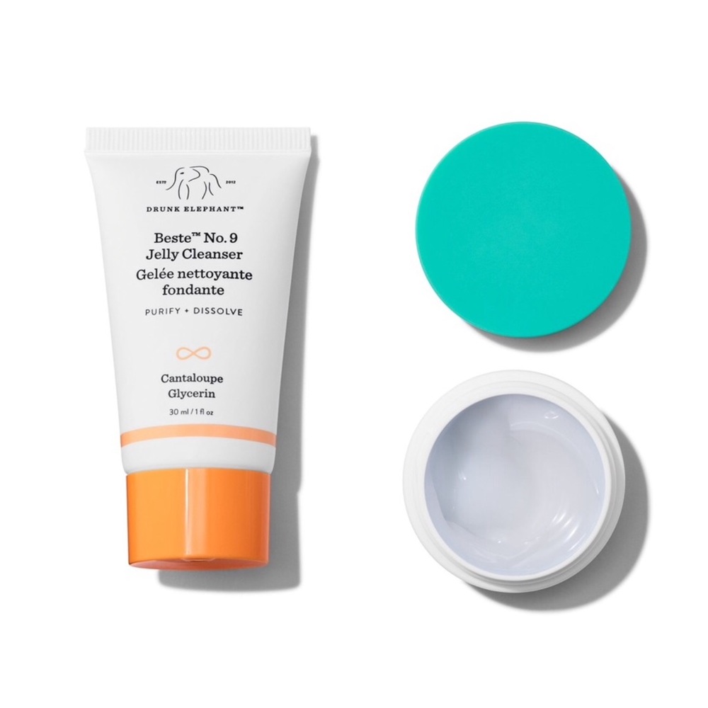🆕 Drunk Elephant Peptides + Cleanser Travel Set - Picture 2 of 7